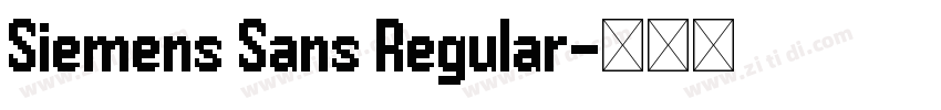 Siemens Sans Regular字体转换 Siemens Sans Regular字体转换